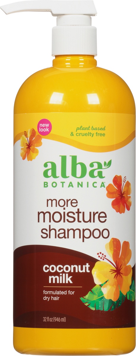 slide 7 of 9, Alba Botanica Hawaiian Shampoo Drink It Up Coconut Milk, 32 oz