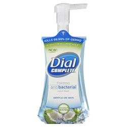 Dial Complete Coconut Water Foaming Antibacterial Hand Wash - Clear Blue