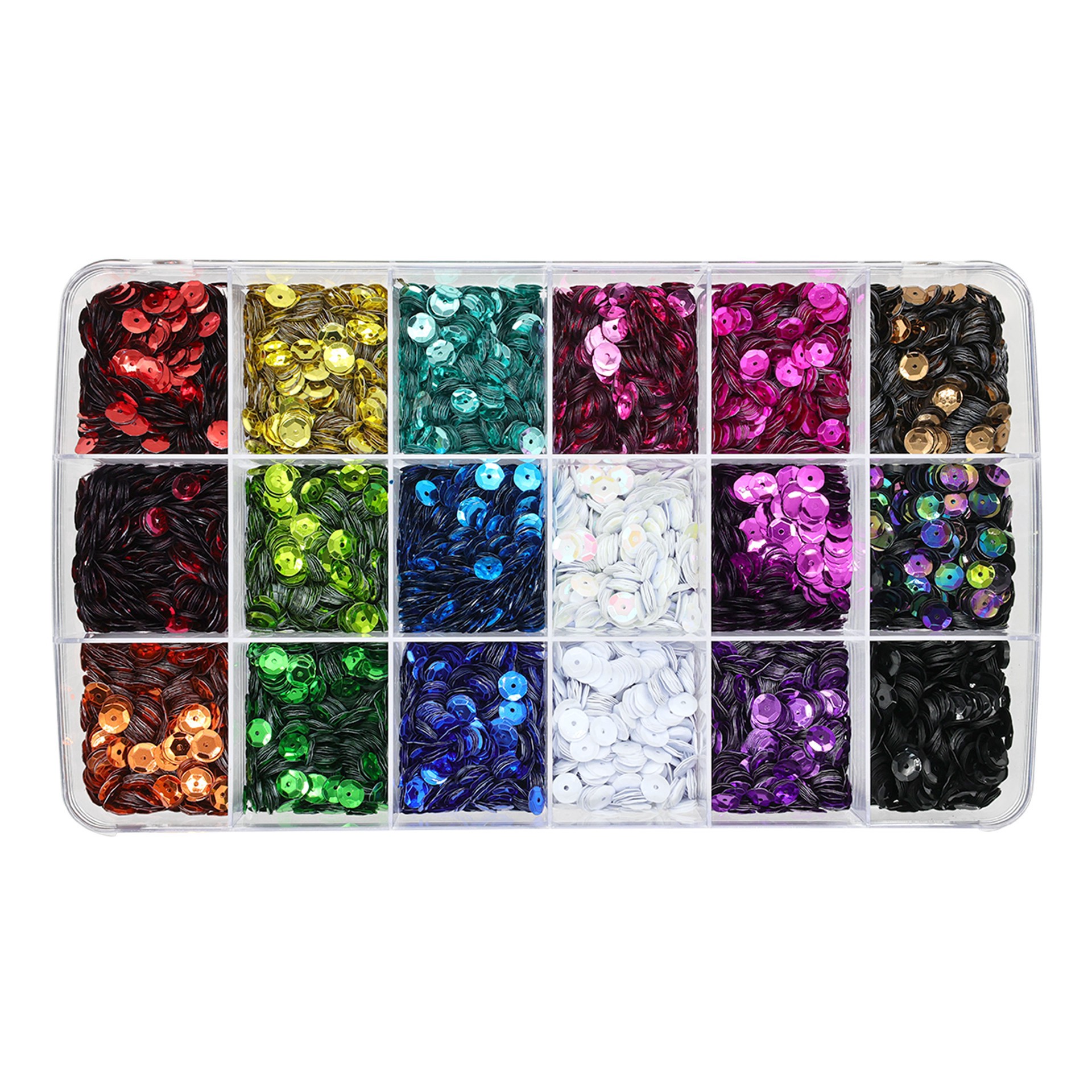 slide 3 of 5, Mixed Round Sequin Value Box By Creatology, 0.29 in