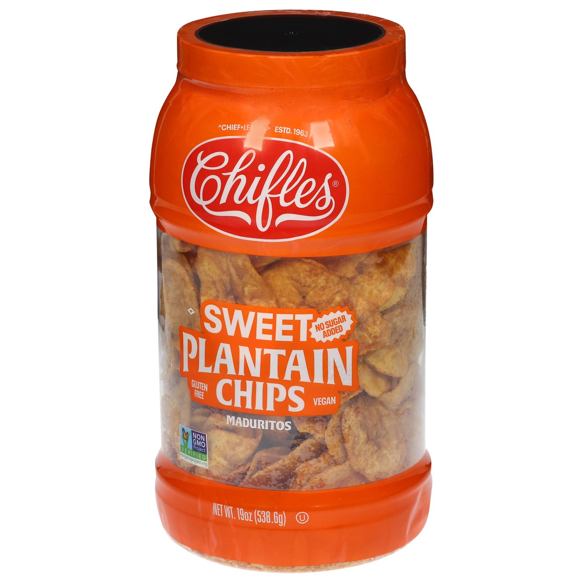 slide 3 of 4, Chifles No Sugar Added Sweet Plantain Chips 19 oz, 19 oz