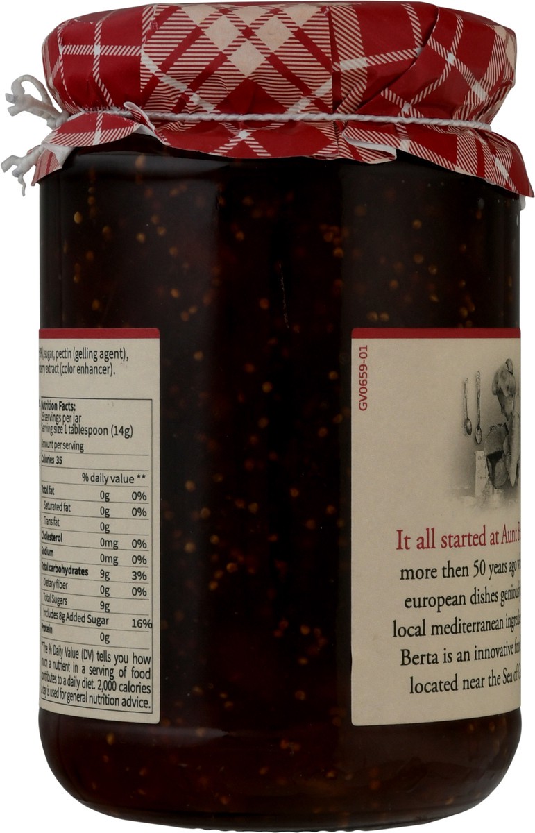 slide 6 of 9, Aunt Berta Fig Preserves 12.3 oz Jar, 12.3 oz