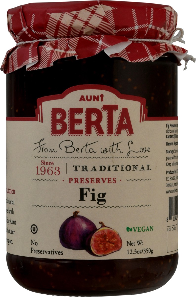 slide 1 of 9, Aunt Berta Fig Preserves 12.3 oz Jar, 12.3 oz