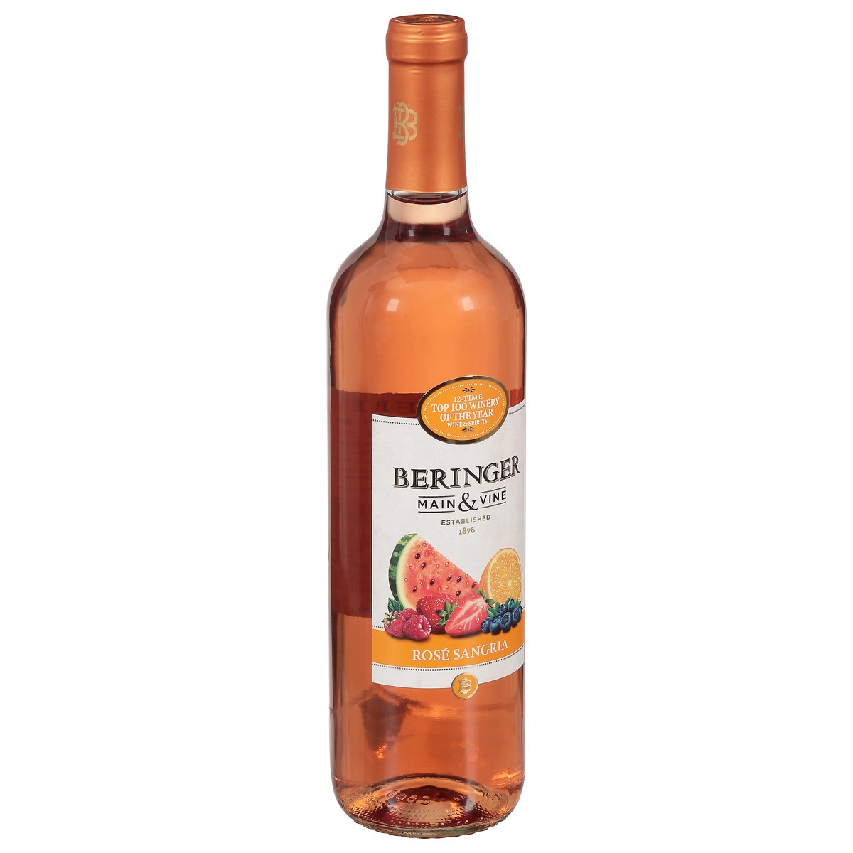 slide 6 of 9, Beringer Main & Vine™ Rosé Sangria, Pink Wine, American, 1 ct, 750ml Bottle, 750 ml