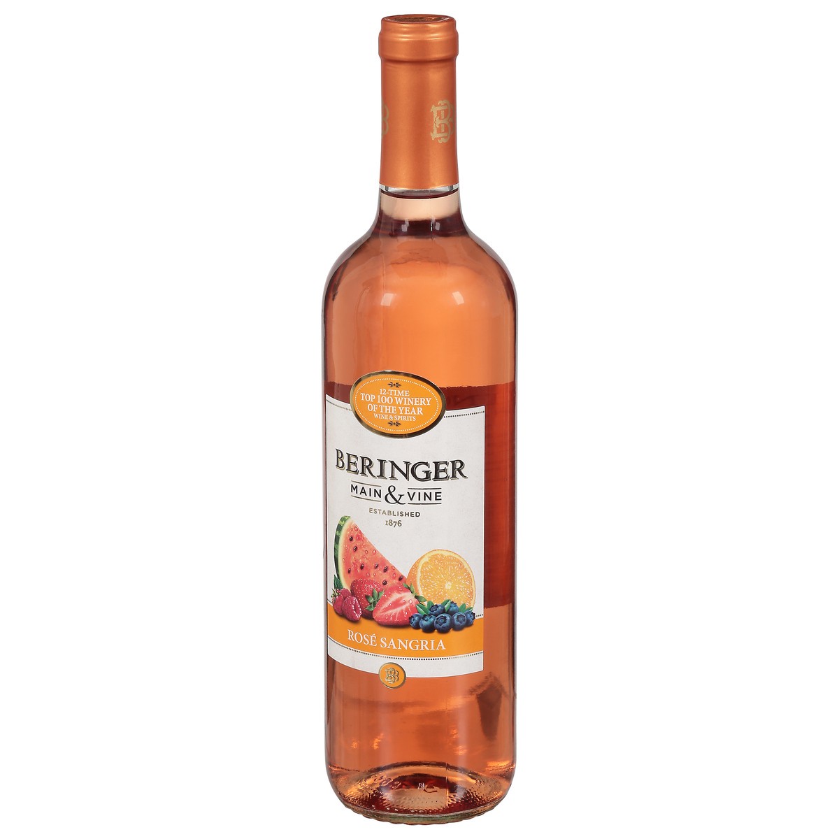 slide 5 of 9, Beringer Main & Vine™ Rosé Sangria, Pink Wine, American, 1 ct, 750ml Bottle, 750 ml