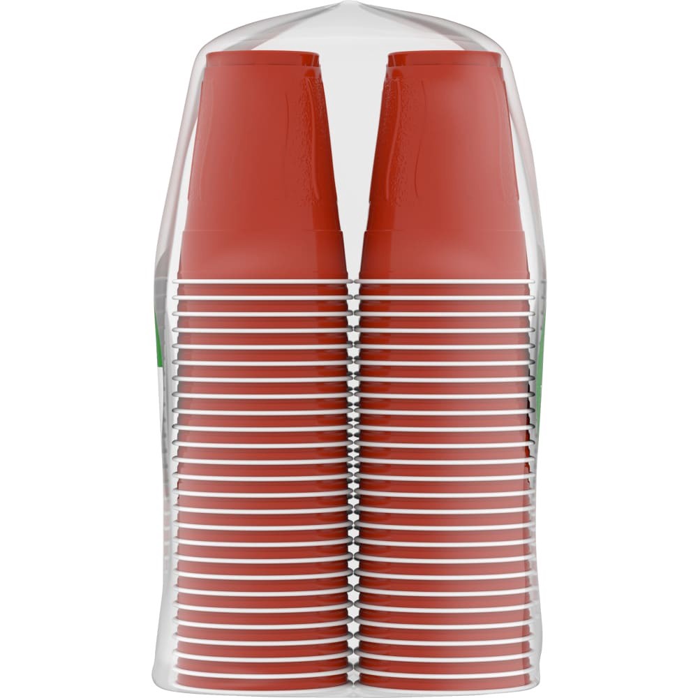 slide 1 of 3, Kroger 18-Ounce Textured Plastic Cups, 100 ct / 18 fl oz
