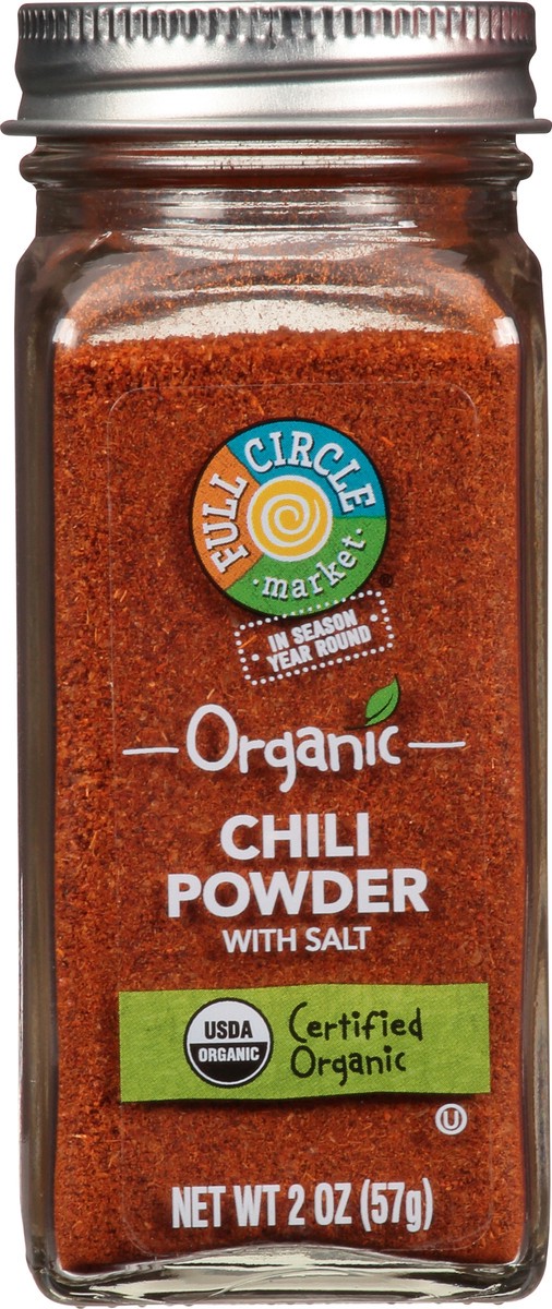 slide 1 of 14, Full Circle Market Organic Chili Powder with Salt 2 oz, 2 oz