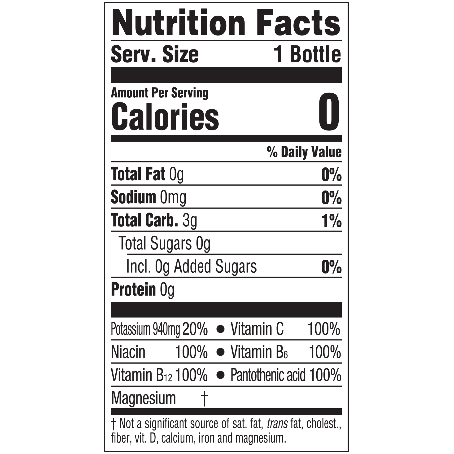 slide 4 of 7, vitaminwater zero sugar reset Bottle, 20 fl oz, 20 fl oz