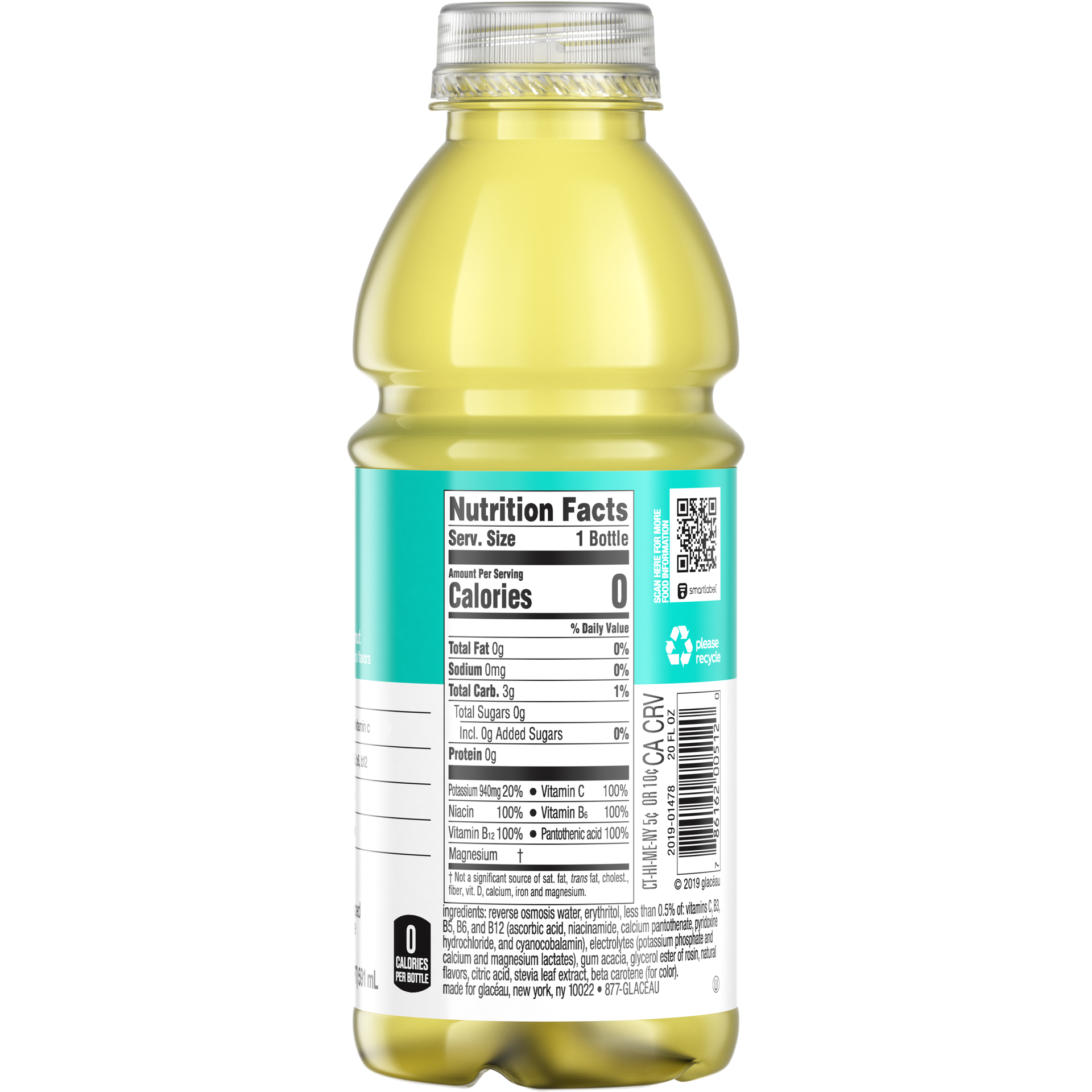 slide 6 of 7, vitaminwater zero sugar reset Bottle, 20 fl oz, 20 fl oz