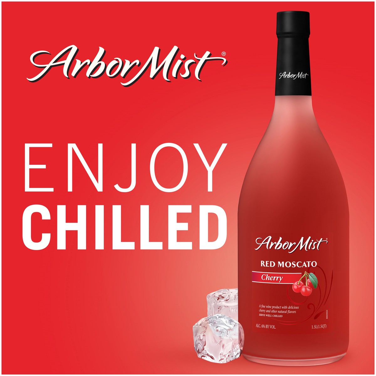 slide 3 of 5, Arbor Mist Cherry Red Moscato Sweet Wine 1.5L, 1.5 l