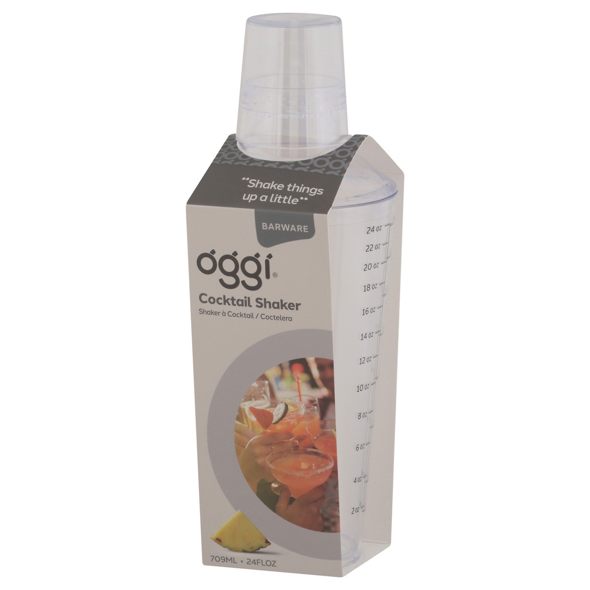 slide 9 of 11, Oggi 24 Fluid Ounce Barware Cocktail Shaker 1 ea, 1 ct