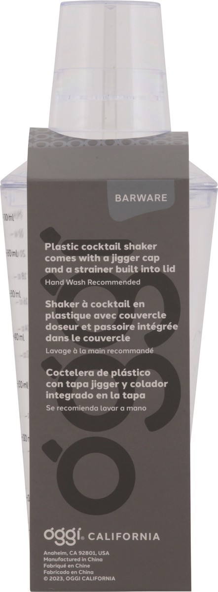 slide 4 of 11, Oggi 24 Fluid Ounce Barware Cocktail Shaker 1 ea, 1 ct
