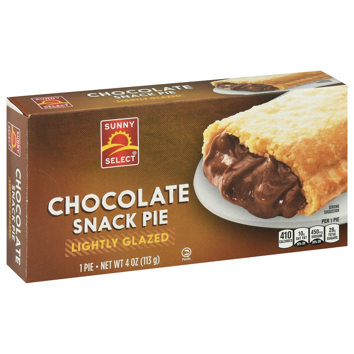 slide 6 of 14, Sunny Select Lightly Glazed Chocolate Snack Pie 4 oz, 4 oz