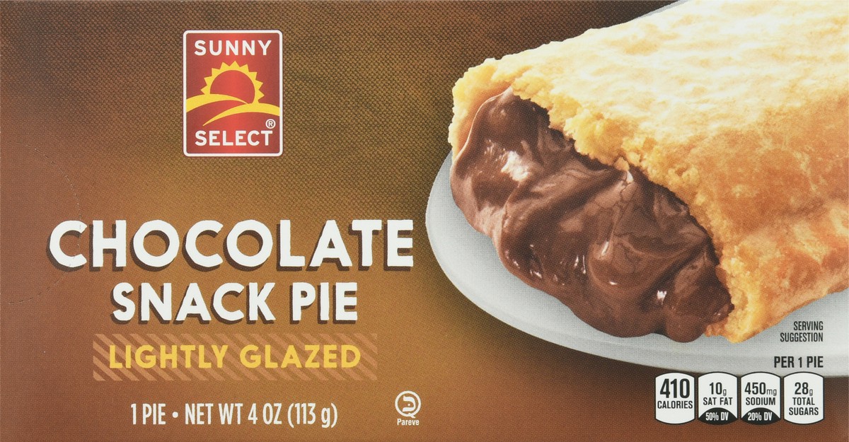 slide 8 of 14, Sunny Select Lightly Glazed Chocolate Snack Pie 4 oz, 4 oz
