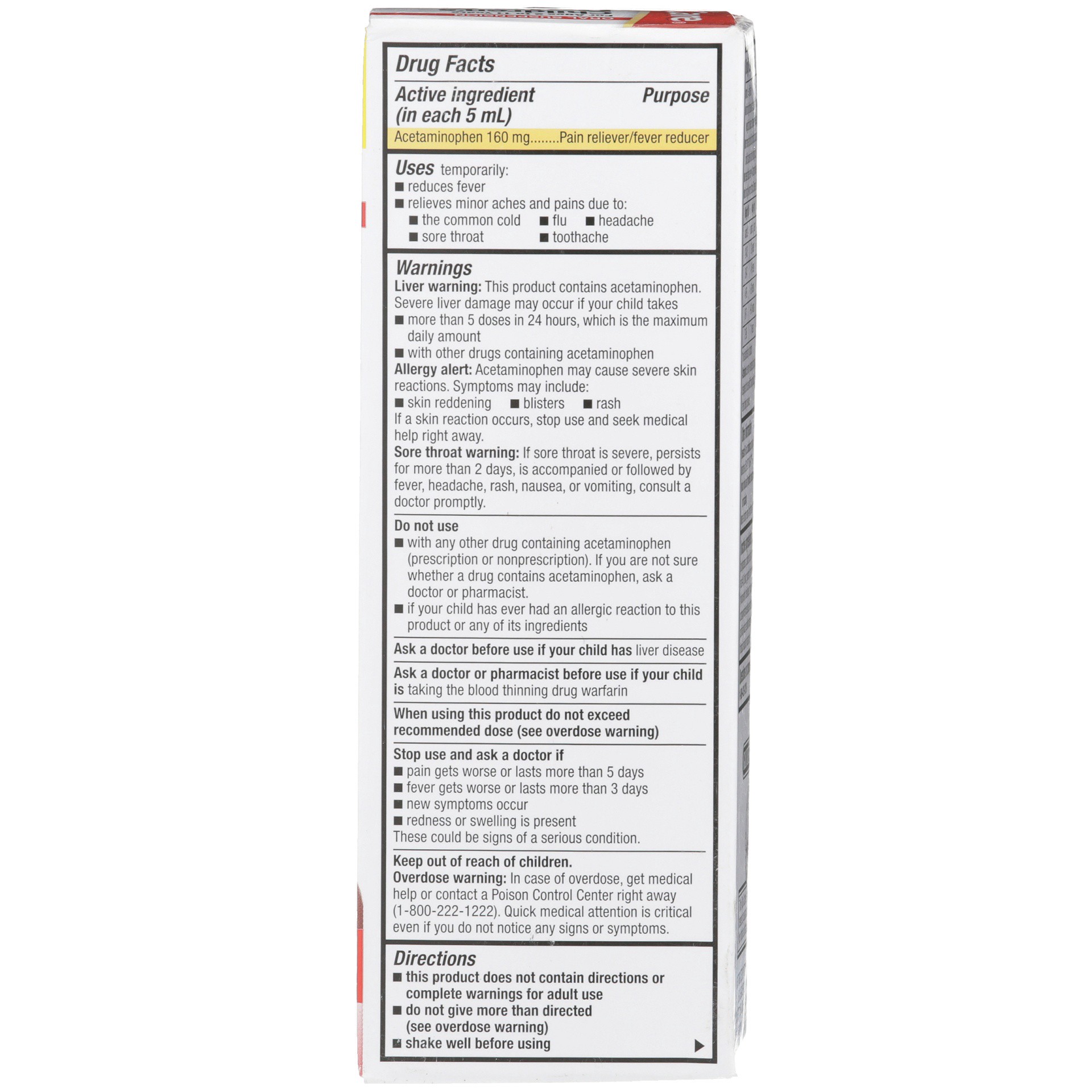 slide 4 of 6, Topcare Non Asp Child Susp Cherry, 4 oz