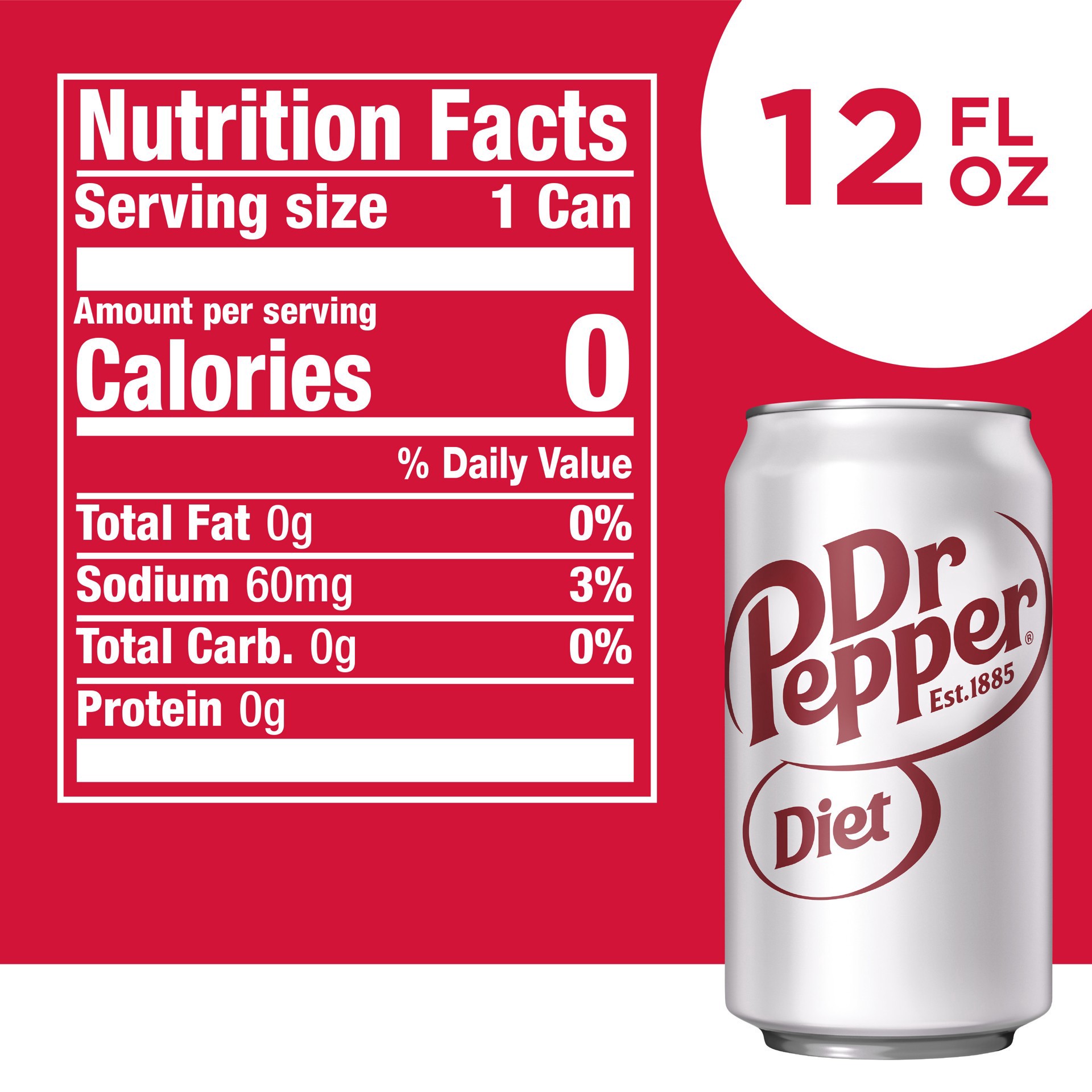 slide 4 of 5, Dr Pepper Soda Diet Cool Pack - 12 ct, 12 ct; 12 fl oz