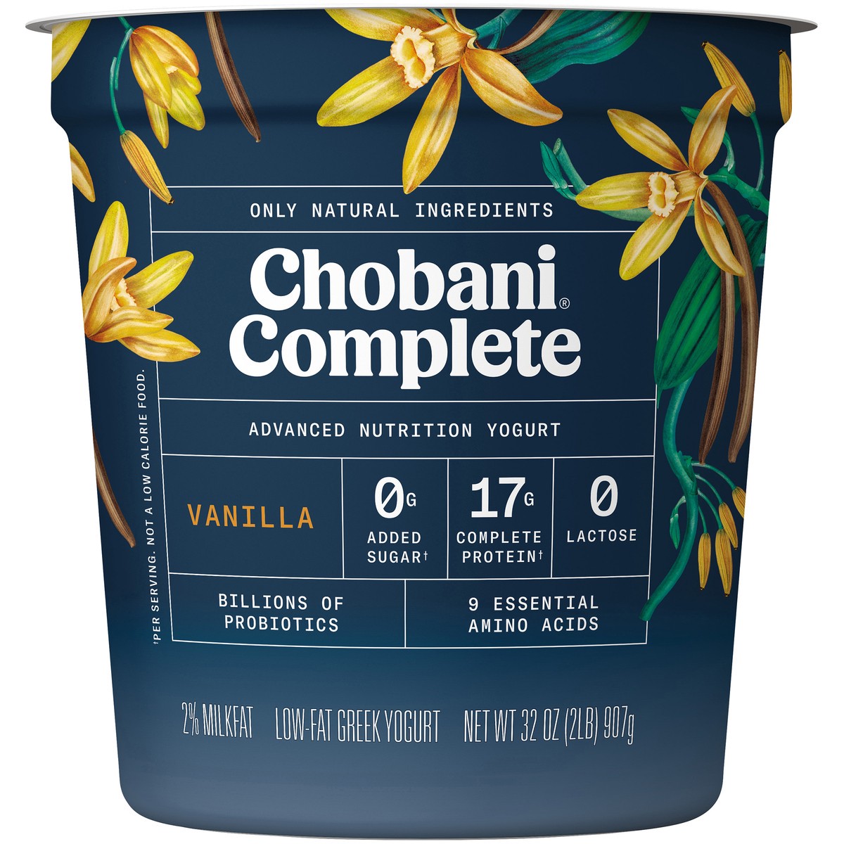 slide 4 of 7, Chobani Complete Greek Yogurt Vanilla 32oz, 32 oz