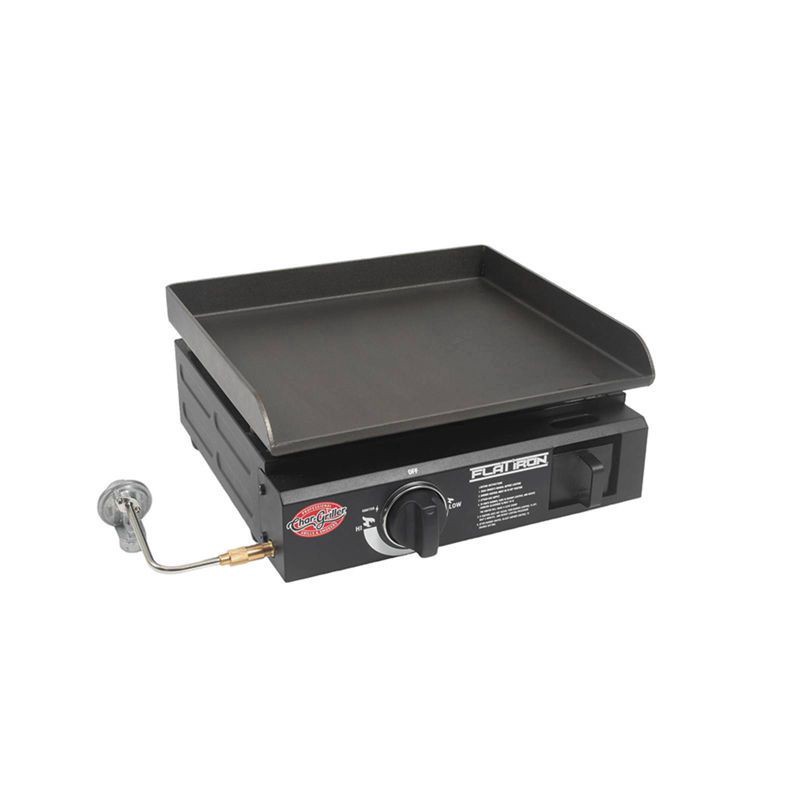 slide 2 of 6, Char-Griller Flat Iron Portable Griddle, 17 in