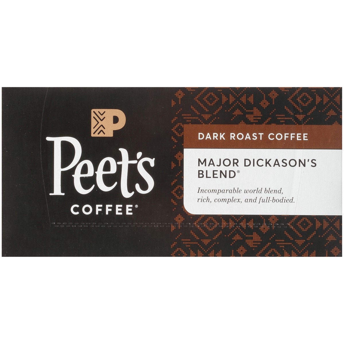 slide 4 of 9, Peet's Coffee, Major Dickason's Dark Roast K-Cup Coffee Pods - 32ct Carton, 32 ct