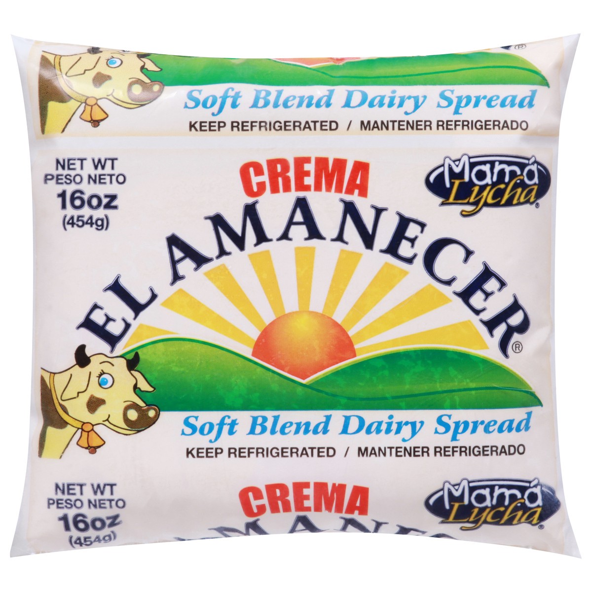 slide 1 of 9, Mama Lycha El Amanecer Soft Blend Dairy Spread, 16 oz