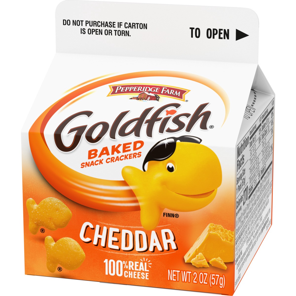 slide 4 of 11, Goldfish Cheddar Cheese Crackers, 2 oz Carton, 2 oz