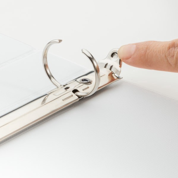 slide 4 of 7, Avery + Amy Tangerine Designer Collection 3-Ring Mini Binder, 1"" Round Rings, Watercolor Rainbow, 1 ct