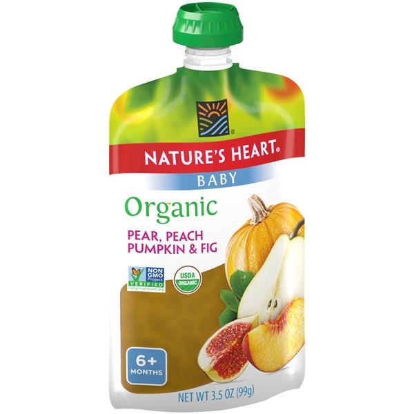 slide 1 of 1, Nature's Heart Pear, Peach, Pumpkin & Fig 3.5 oz, 3.5 oz