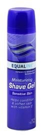 slide 1 of 1, Equaline Shave Gel Sensitive Skin, 7 oz