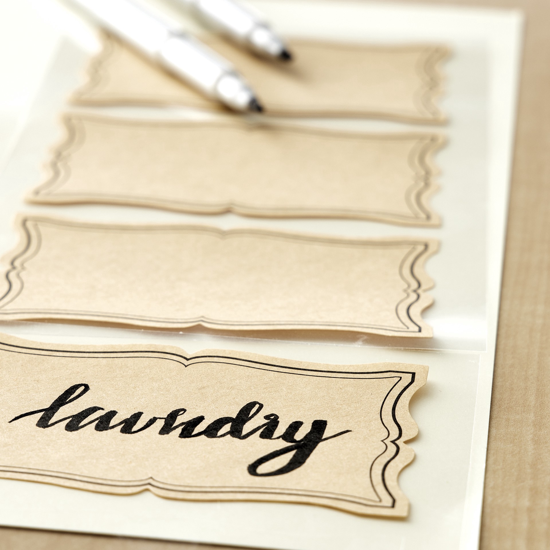 slide 3 of 3, Rectangular Kraft Paper Labels By Recollections, 1 ct