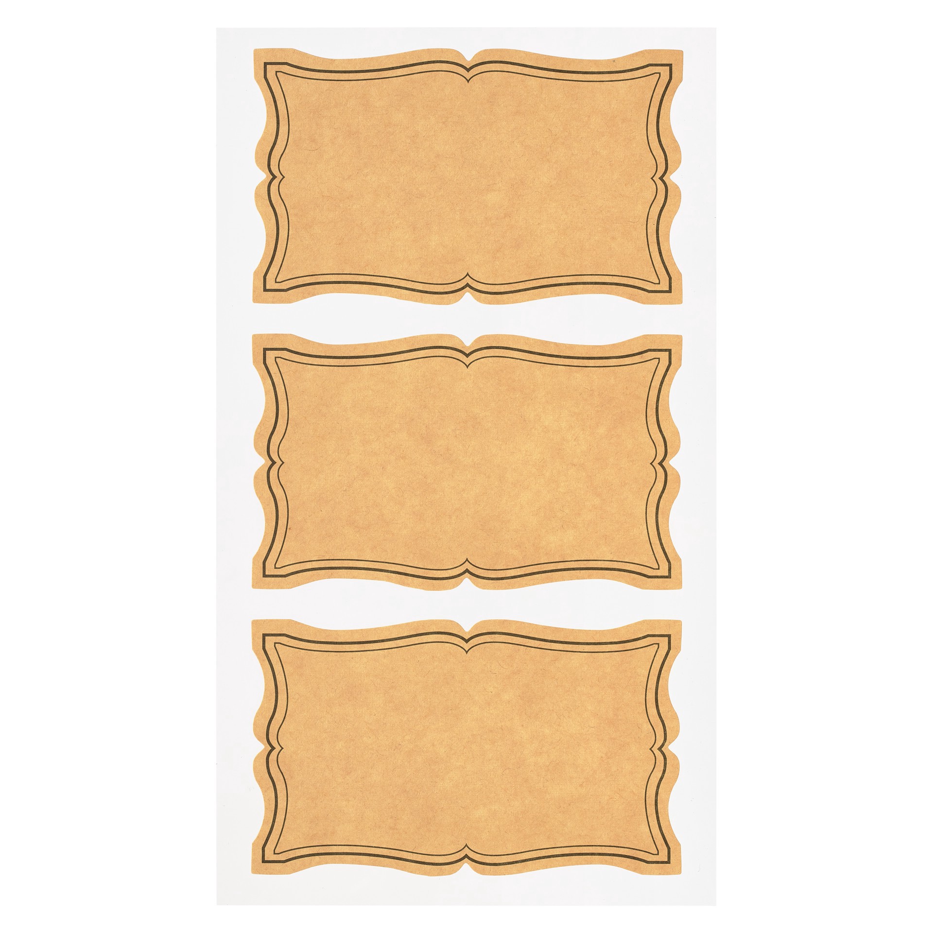 slide 2 of 3, Rectangular Kraft Paper Labels By Recollections, 1 ct