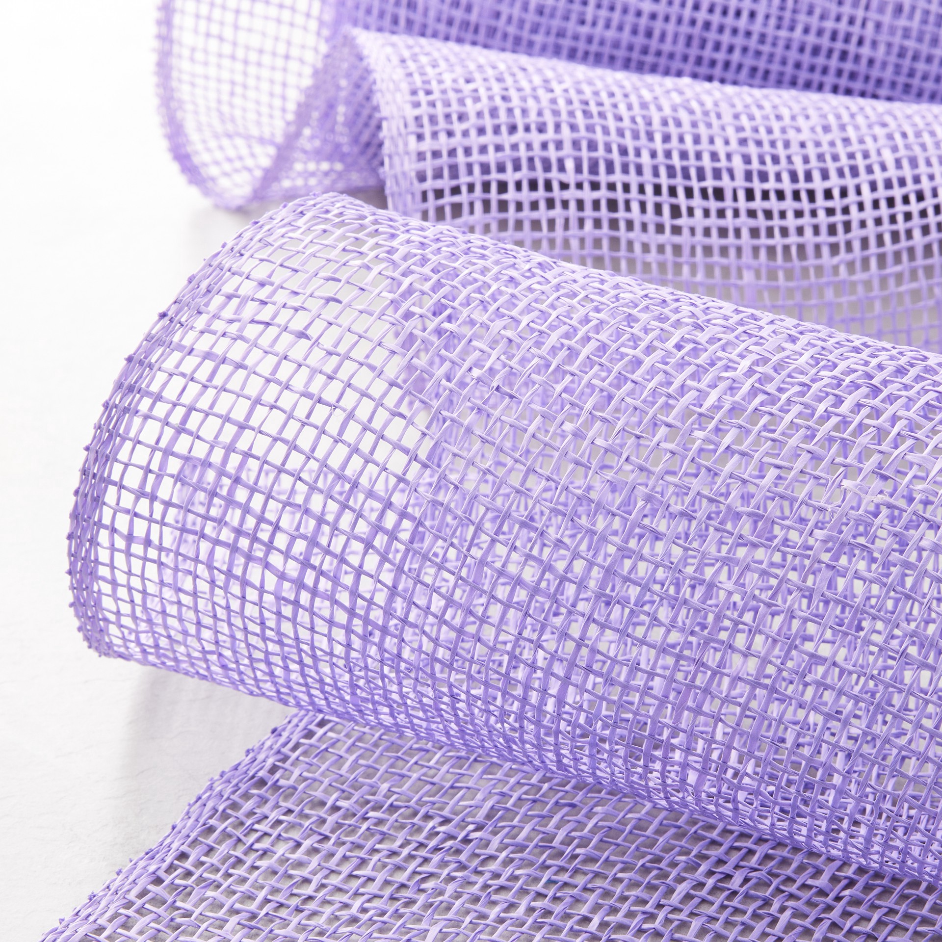 slide 3 of 3, 10" X 19ft. Purple Poly Burlap Mesh By Celebrate It, 10 in x 19 ft