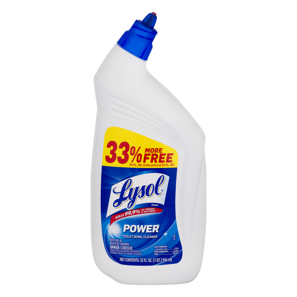 slide 1 of 1, Lysol Power Toilet Bowl Cleaner, 32 oz