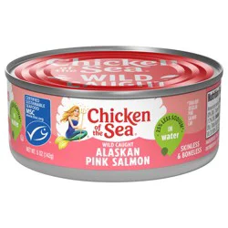 Chicken of the Sea Wild Caught Alaskan Pink Salmon, 25% Less Sodium 5 oz