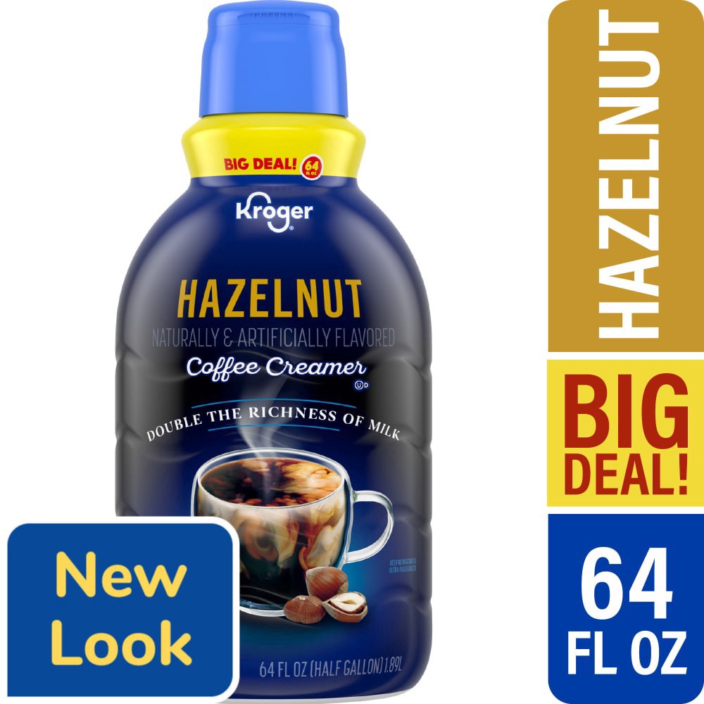 slide 2 of 3, Kroger® Hazelnut Coffee Creamer BIG DEAL!, 64 fl oz