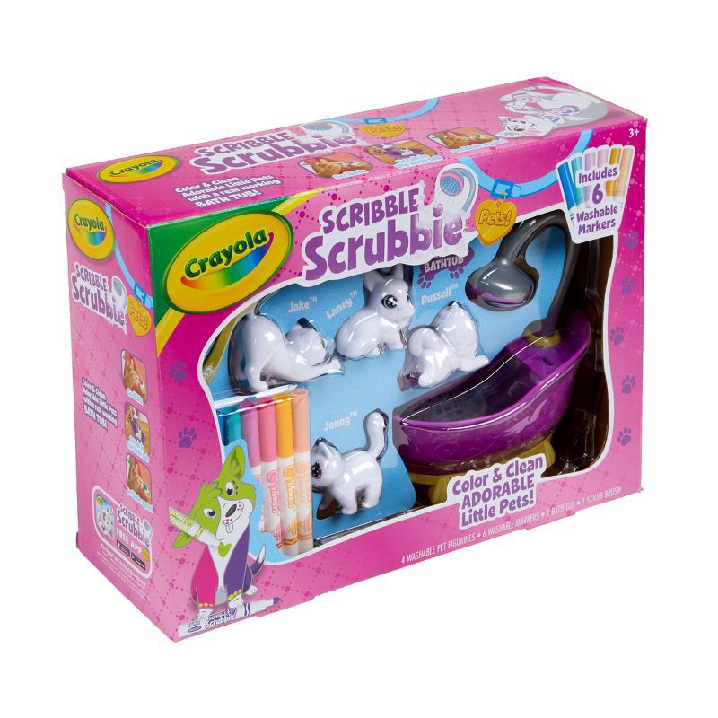 slide 2 of 6, Crayola Scribble Scrubbies Tub Play Set, 12 pc