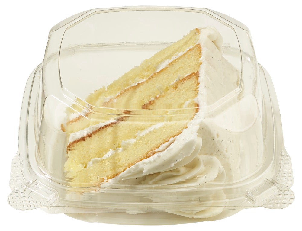 slide 2 of 2, Private Selection 4 Layer Vanilla Bean Iced Cake Slice, 1 ct