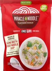 Miracle Noodle Kitchen Kitchen Bone Broth Beef Noodle Soup 7.6 oz