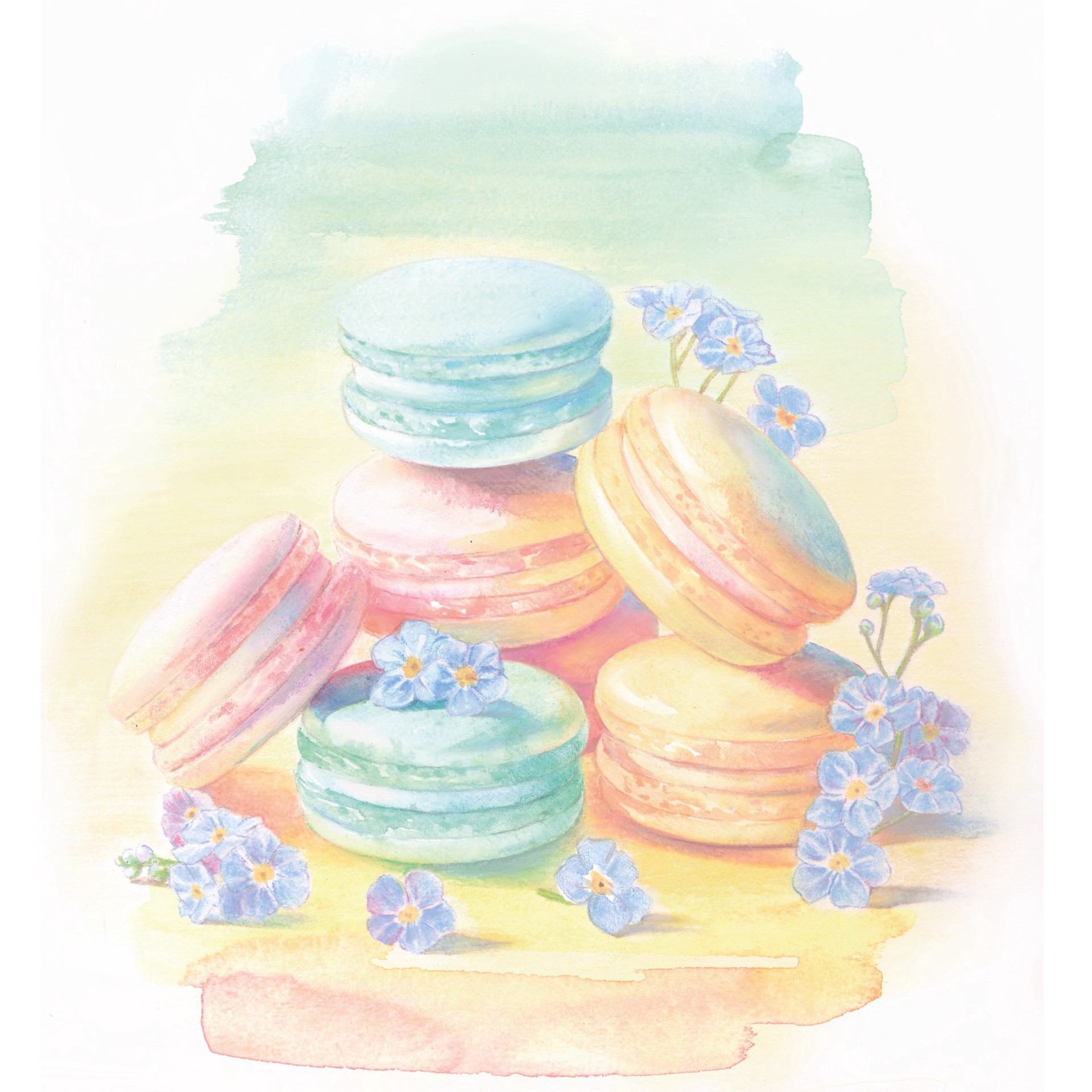 slide 3 of 6, Faber-Castell Goldfaber Aqua 12 Color Pastel Watercolor Pencil Set, 3.3 mm