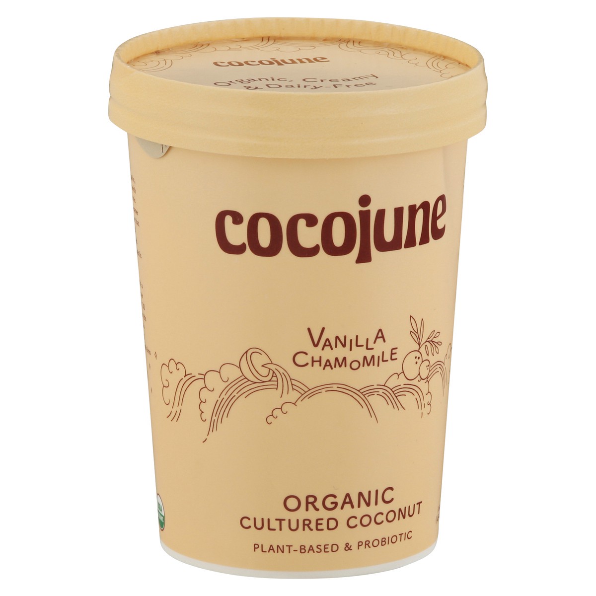 slide 8 of 11, Cocojune Organic Vanilla Chamomile Cultured Coconut 16 oz, 16 oz