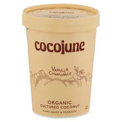 Cocojune Organic Vanilla Chamomile Cultured Coconut 16 oz