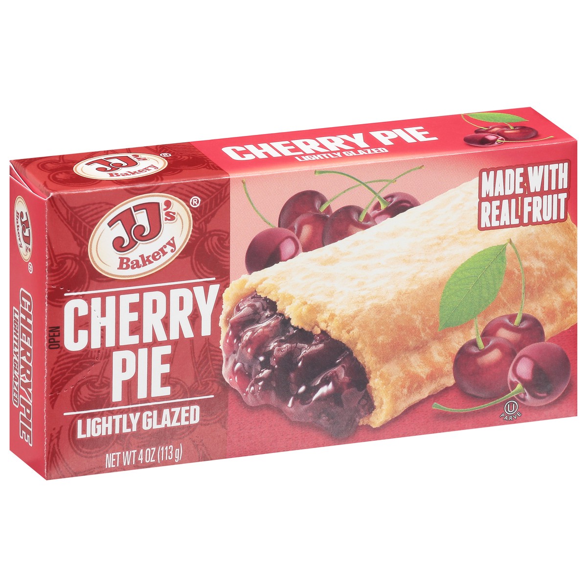 slide 12 of 14, JJ's Bakery Lightly Glazed Cherry Pie 4 oz, 4 oz