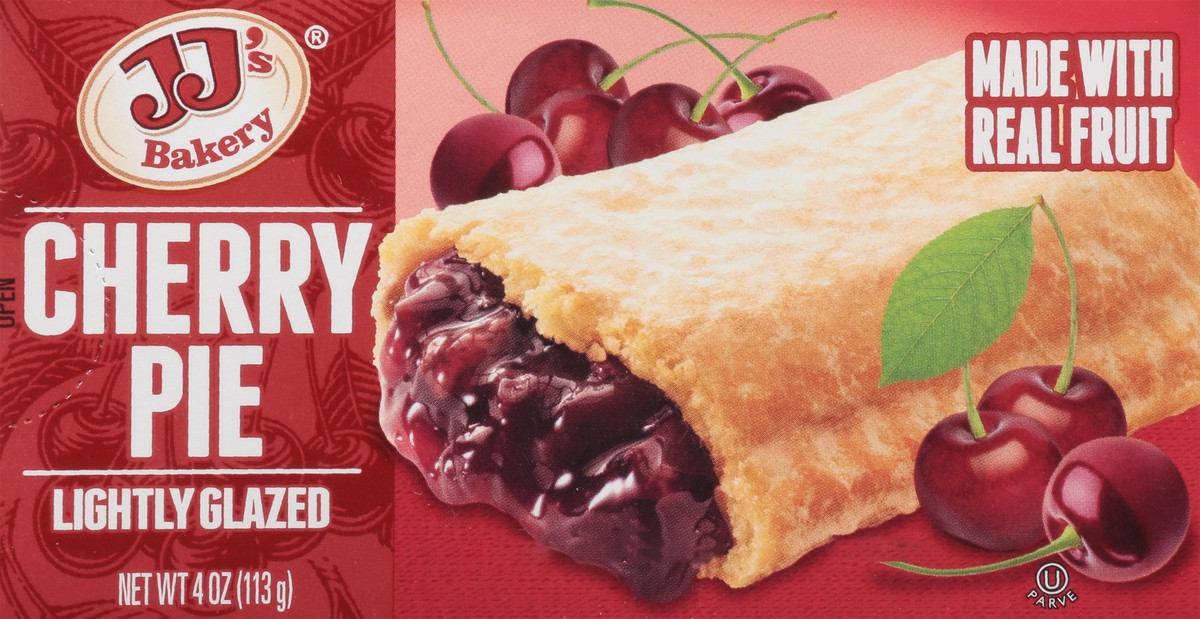 slide 13 of 14, JJ's Bakery Lightly Glazed Cherry Pie 4 oz, 4 oz