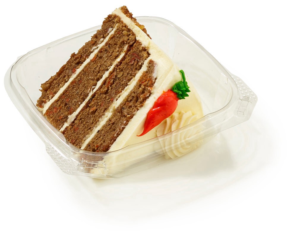 slide 1 of 2, Private Selection 4 Layer Cream Cheese Iced Carrot Cake Slice, 1 ct