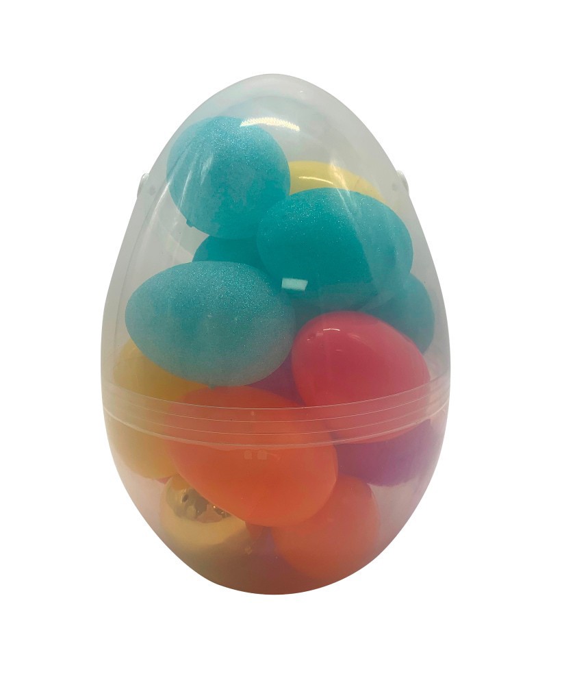 slide 3 of 3, Holiday Home Fill Eggs - Glitter/Bright Color/Gold, 18 ct