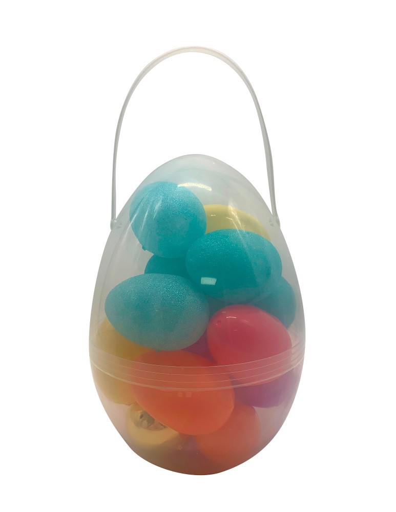 slide 2 of 3, Holiday Home Fill Eggs - Glitter/Bright Color/Gold, 18 ct