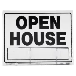 Hillman Open House Sign with Frame, 20" x 24"
