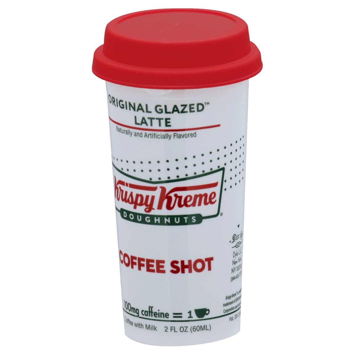 slide 4 of 9, Krispy Kreme Coffee Shot Original Glaze Latte- 2 fl oz, 2 fl oz