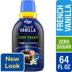 Kroger® Zero Sugar French Vanilla Coffee Creamer BIG DEAL!