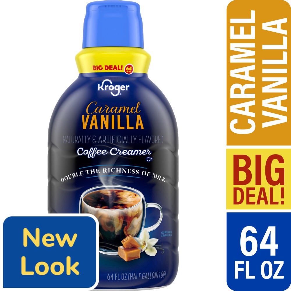 slide 4 of 4, Kroger® Caramel Vanilla Coffee Creamer BIG DEAL!, 64 fl oz