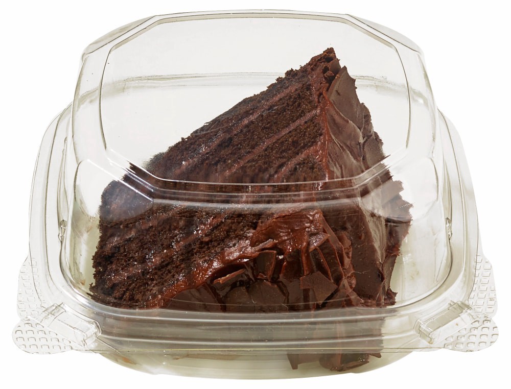 slide 2 of 2, Private Selection 4 Layer Chocolate Fudge Cake Slice, 1 ct