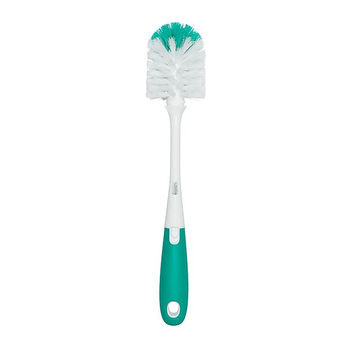 slide 4 of 7, OXO Tot Bottle Brush with Stand - Teal, 1 ct
